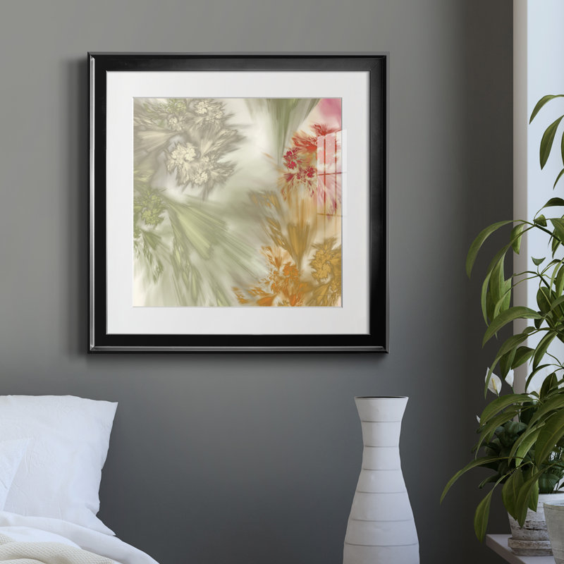 «Whisper III» par J Paul - reproduction d'art encadrée, H 17,5 po x l 17,5 po x P 1,5 po, Papier encadré noir