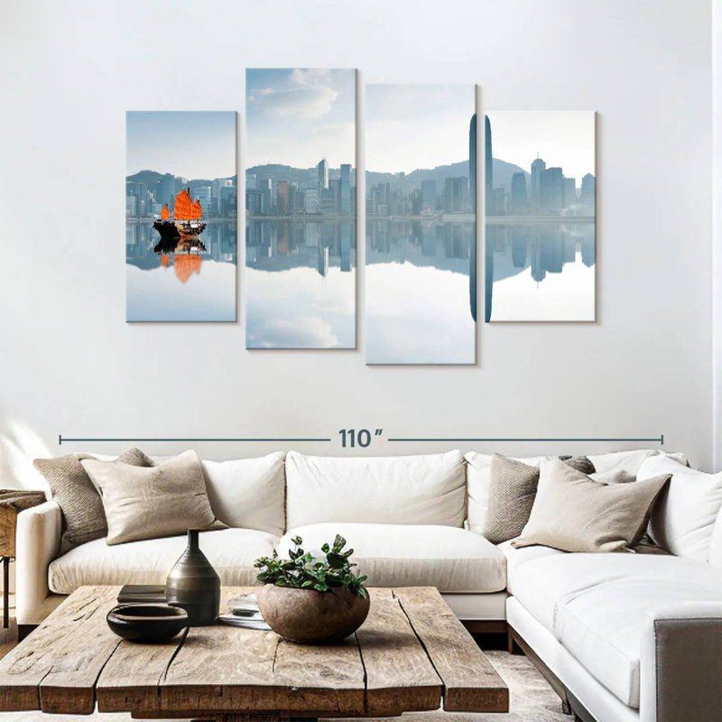 Nicci Chinese Junk, 54" H x 84" W