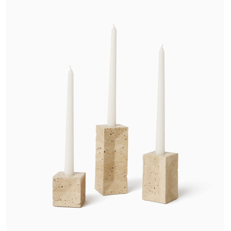 Travertino Candlestick