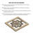 Fabian Solid Wood Handcrafted Mandala Wall Art | Wall Hanging Medallion | Farmhouse Wall Decor For Your Office Or Home | Set Of 3 | 9x9 | Rustic Finish-1967378570-1967378661