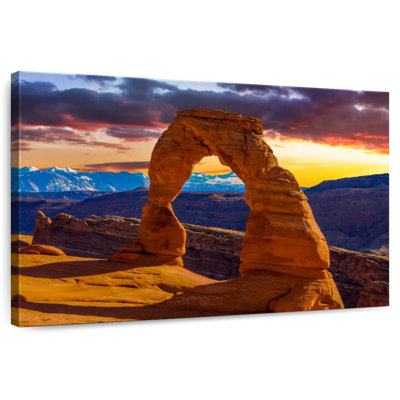 Alvord Arches National Park, coucher de soleil
