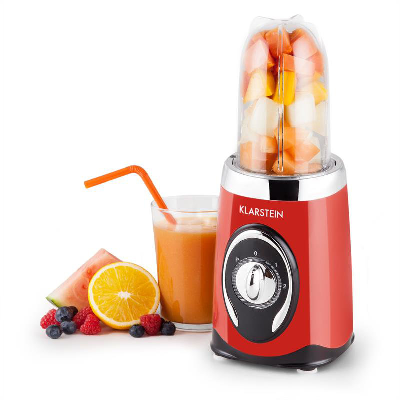 Klarstein 3 Speed 1000ml Countertop Blender, Red