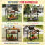 Table de four mobile sur roulettes