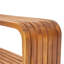 Table basse d'extérieur en bois d'acacia pour le jardin ou le balcon