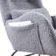 Chaise berçante de chambre de bébé, chaise berçante moderne avec dossier haut-461972436