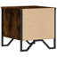 Aimilios 40cm W Metal Bedside Table-2123141114