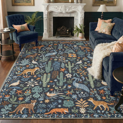 Tapis pour animaux et botanique Tavaris Midnight Forest