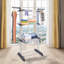 Stainless Steel Foldable Rolling Drying Rack-792706272