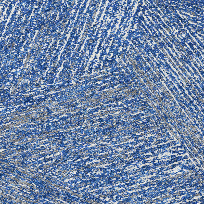 Tapis intérieur / extérieur bleu marine Terra , 8 pi x 8 pi