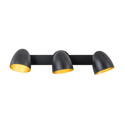 Yarrow 24-in Black Dimmable LED Vanity Light