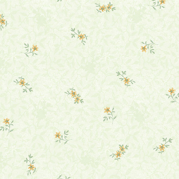 Heilyn Floral Roll, Green / Yellow