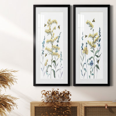 " Bumble Bee Garden I " 2 - Pieces Painting Print