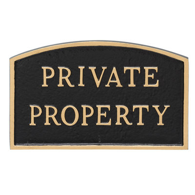Weather Resistant Metal Garden Plaque