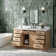Tidworth 66'' Solid Wood Single Bathroom Vanity with 1.5'' White Quartz Top, Rectangular Sink