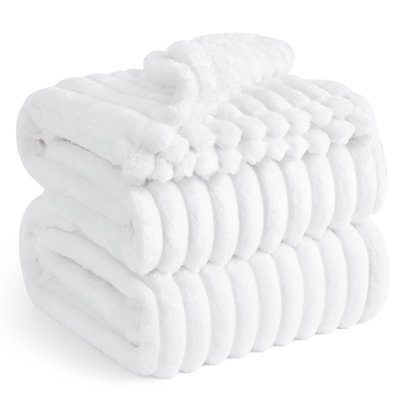 Bedsure Flannel Fleece Blanket for Girls, 300 GSM Soft and Cozy Blanket for Dorm & Home Decor, All-Season Gift