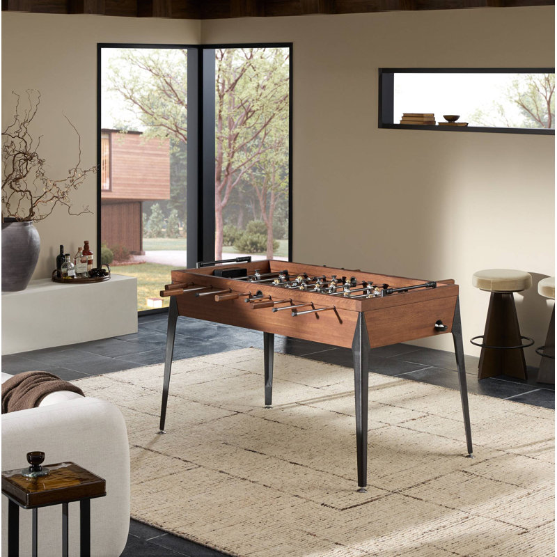 Foosball Table-Smoked Oak, Ebonized Oak