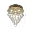 Plafonnier encastré en cristal 4 lumières Transitional-112910342