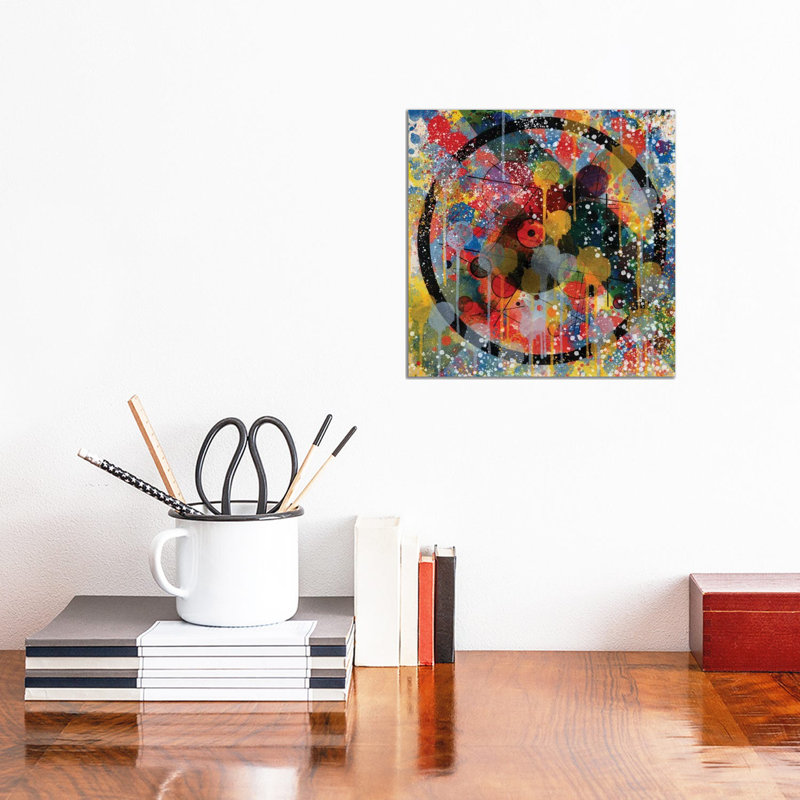 Kandinsky Spray Art Tribute by Emmanuel Signorino - Wrapped Canvas Gallery-Wrapped Canvas Giclée, 30.48 cm H x 30.48 cm W
