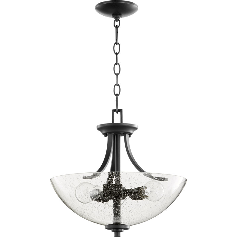 Taleb 3 - Light Noir W/ Clear Kitchen Island Pendant