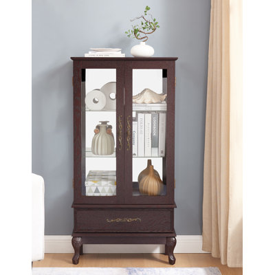 Armoire à vin en verre Curio Cabinet