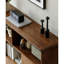 Vitrine simple couleur noyer
