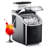 Simzlife 34 Lb. Daily Production Nugget Ice Maker Countertop with Handle