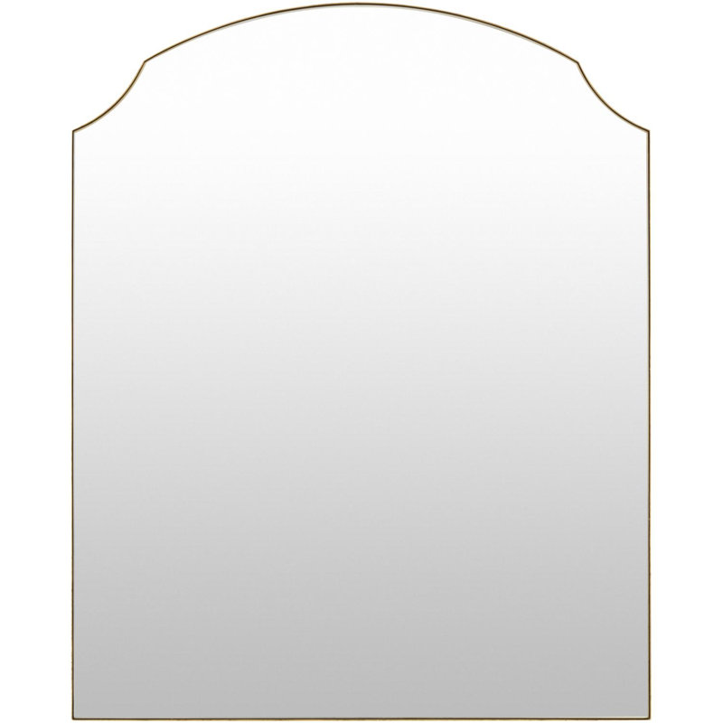 Miroir Galey Alix x Livabliss Landon, Doré, 36 po x 29 po