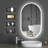 Hailea Oval LED Mirror Lighted Vanity Mirror Anti-Fog 3 Colors Dimmable Wall Mounted Memory-94583235
