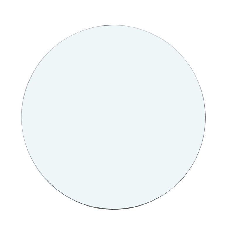 Plateau de table rond en verre trempé - 23,6 po de diamètre