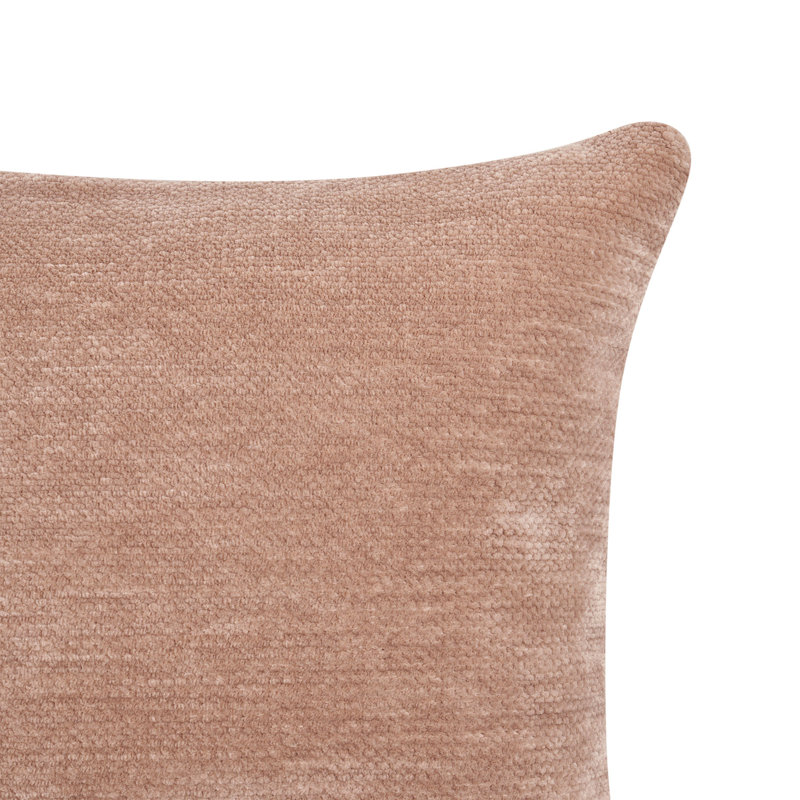 Housse de coussin Domer, Beige, Carré 20 po, Housse de coussin seulement - sans coussin