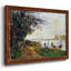 The Riverbank At Le Petit, reproduction d'art sur toile-96282388-96282390