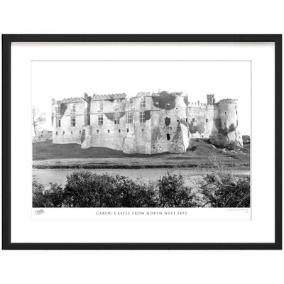 Carew, Castle From North West 1893 by Francis Frith - Single Picture Frame Print