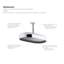Statement 14" Single-Function Wall or Ceiling-Mount Round Rainhead, Oblong Rain Showerhead 2.5 GPM-1481669001
