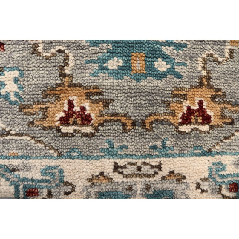 Tapis de couloir unique 3 pi 2 po x 7 pi 11 po gris