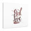 God Is Love 1 John 4:16 - Wrapped Canvas Print