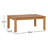 Lanie Rectangular Eucalyptus Outdoor Coffee Table
