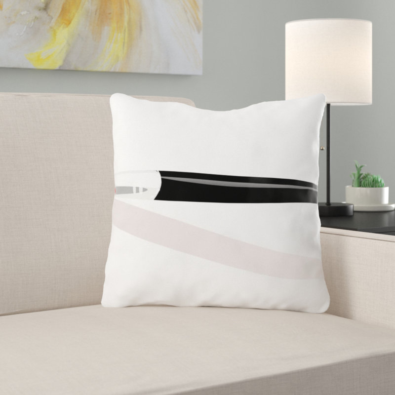 Coussin décoratif paint Valentino, Microsuède, Intérieur