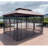 Outdoor Patio Gazebo Canopy Tent With Ventilated Double Roof And Mosquito net(Detachable Mesh Screen On All Sides),Suitable for Lawn, Garden, Backyard and Deck-116010919-116010918