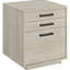 Blanc et gris, autoportant, 3 tiroirs, classeur, bureau personnel, accoudoirs, design, look contemporain, matériau principal Armoire 4 tiroirs autoportante en gris délavé, avec accoudoirs et fabrication, 19,17