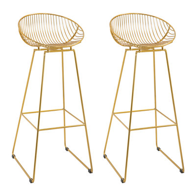 Kaivhon Counter Stool with Metal Frame