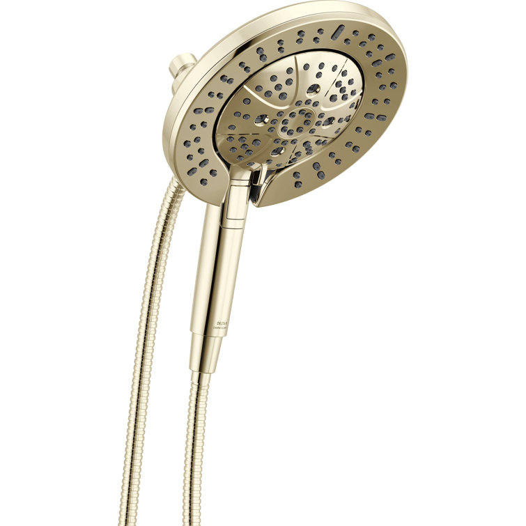 Delta Faucet 7-Setting In2ition 2-in-1 Dual Shower Head with ProClean Spray 2.5GPM
