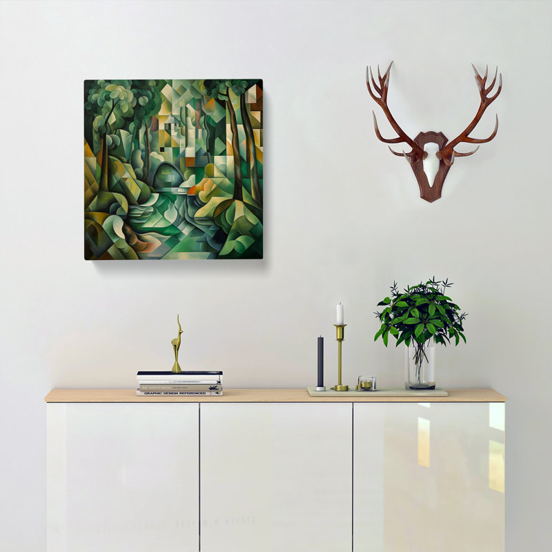 Stream Cubism - No Frame Print