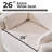 Oversized Swivel Recliner Chair With Massage And Heat,  White-1349534350