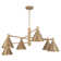 Pharos 6-Light Chandelier in Noble Brass by Breegan Jane