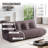 Lazy Sofa, Upholstered Armless Sofa, Fireside Bean Bag Chair Lounger,  Compression Floor Sofa Modern Comfy Bean Bag Sofa Couch in Multiple Colors for Living Room Bedroom Apartment-106855080