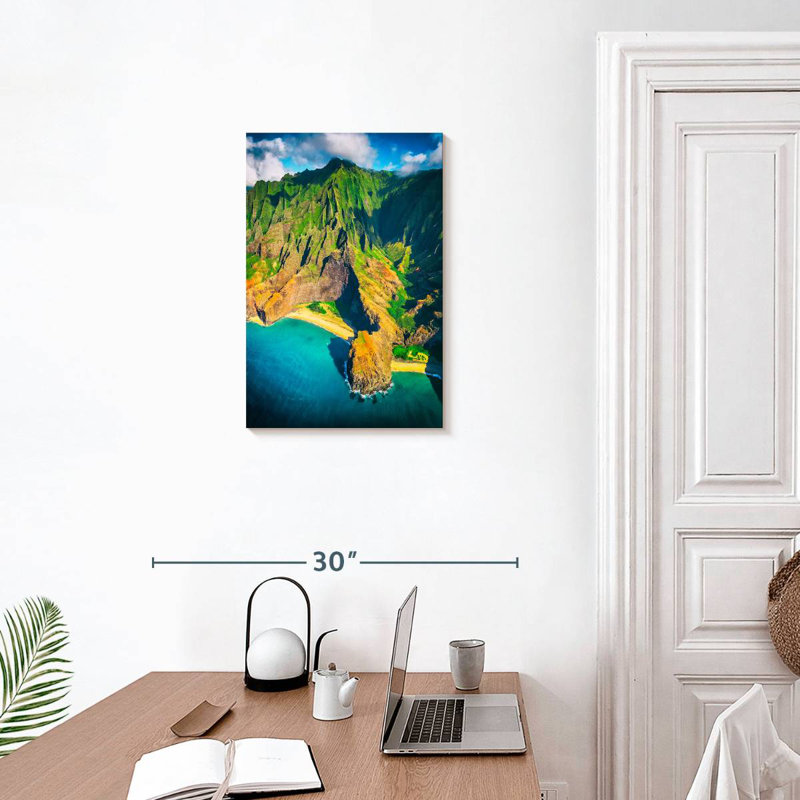 Gillard Na Pali Coast Lookout, 24" H x 16" W