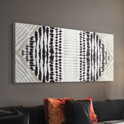 Inky Symmetry- Gallery Wrapped Canvas -Ready to Hang