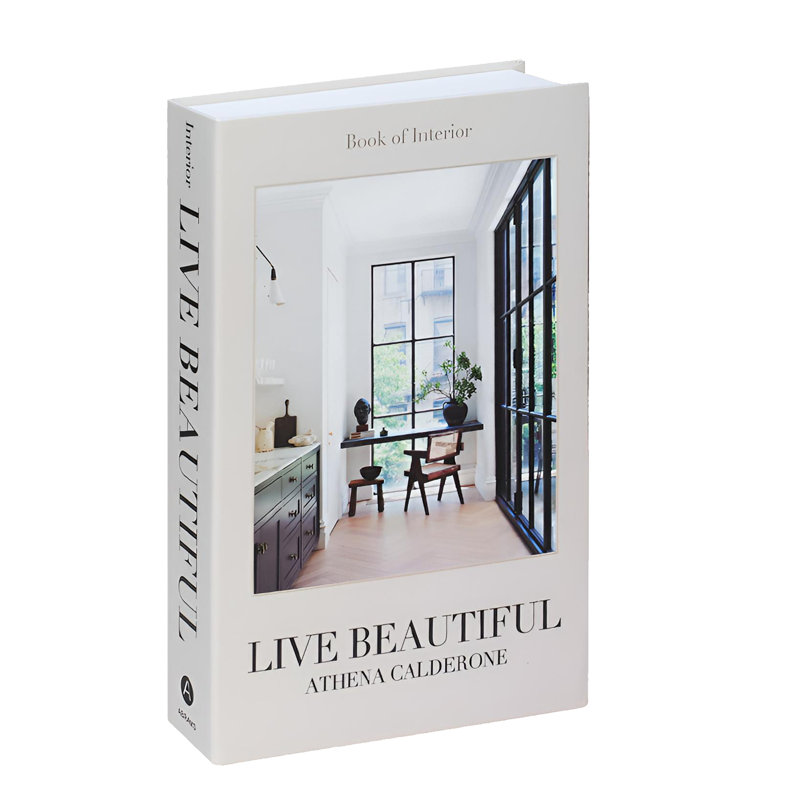 Faux livre moderne et minimaliste