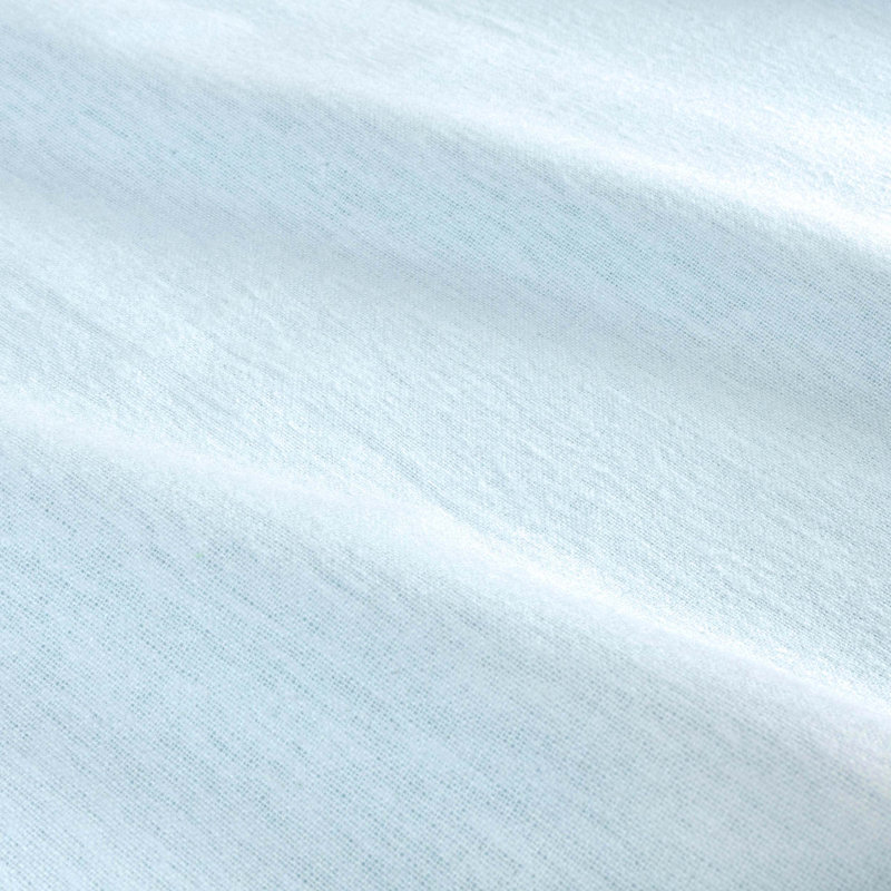 All Season Breathable 100% Flannel Cotton Sheet Set, King 4pc, Blue