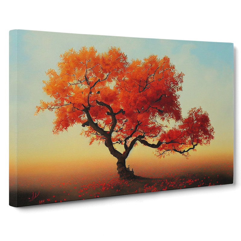 Hypnotic Apple Tree - Wrapped Canvas, 35cm H x 50cm W x 3cm D
